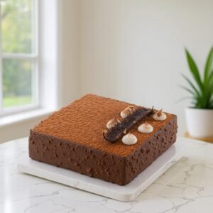 Cocoa Dust Delight cake