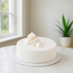 Snowy coconut delight cake