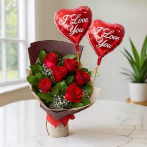 Roses and hearts Bouquet